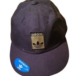 adidas la marque aux 3 bandes Gold Logo Adjustable Fit Cap ~ One Size Fits Most